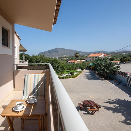 Four Seasons Private Villa - Seaview - Big Heated Pool - Gym - Sport Activities Gouves Bagian luar foto