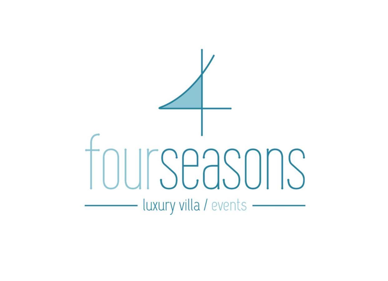 Four Seasons Private Villa - Seaview - Big Heated Pool - Gym - Sport Activities Gouves Bagian luar foto