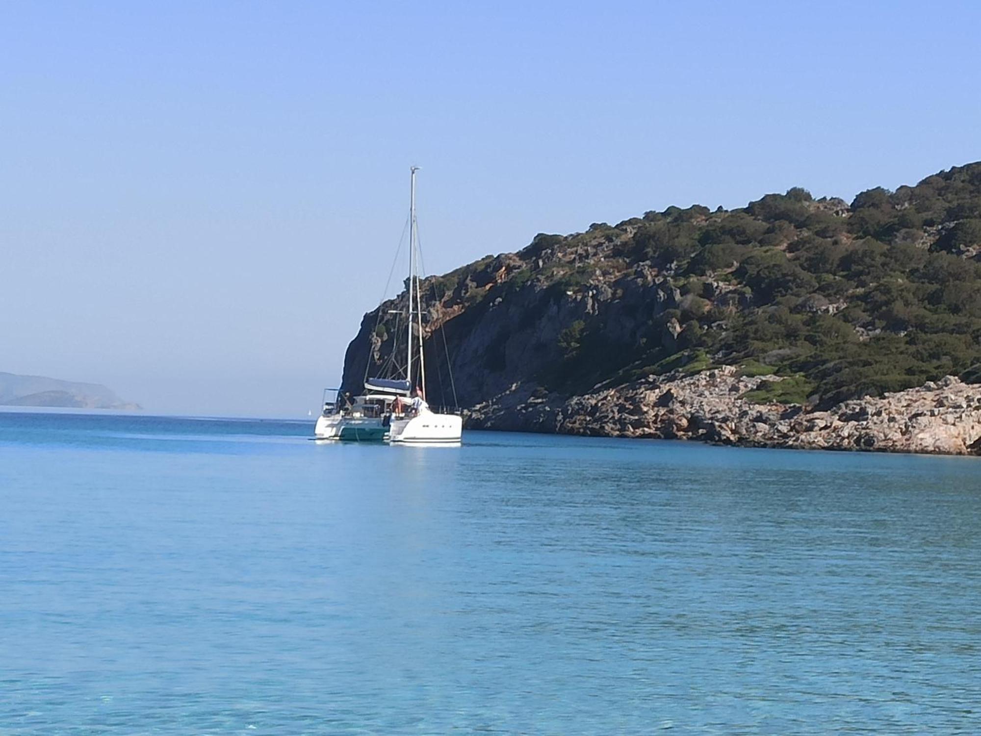 Four Seasons Private Villa - Seaview - Big Heated Pool - Gym - Sport Activities Gouves Bagian luar foto