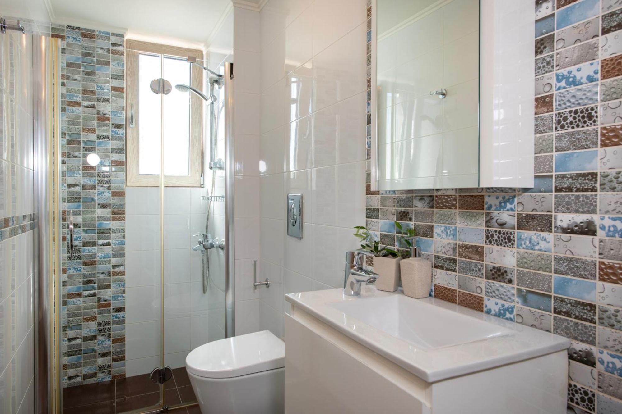 Four Seasons Private Villa - Seaview - Big Heated Pool - Gym - Sport Activities Gouves Bagian luar foto