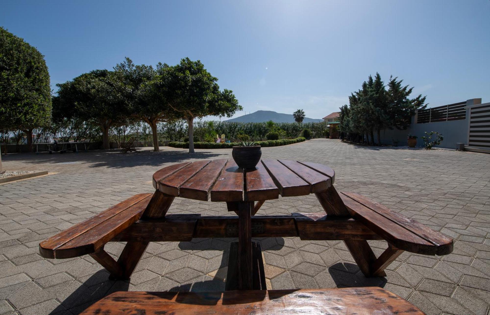 Four Seasons Private Villa - Seaview - Big Heated Pool - Gym - Sport Activities Gouves Bagian luar foto